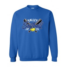 GV 2022 Softball Crewneck Sweatshirt (Royal)