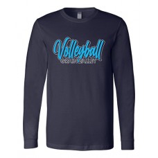 GV 2022 Volleyball Bella Canvas Long-sleeved T (Navy)