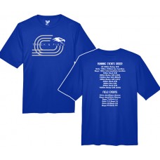 GVMS 2023 Track Dry-fit Short-sleeved T (Royal)