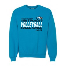 GV 2023 Volleyball Crewneck Sweatshirt (Sapphire)