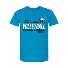 GVMS 2023 Volleyball Short Sleeve Softstyle Tee (Sapphire)