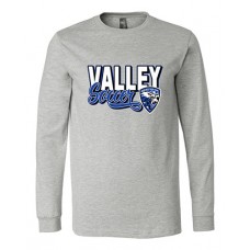 GV 2024 Girls Soccer Long-Sleeve Tee FRONT (Athletic Heather)
