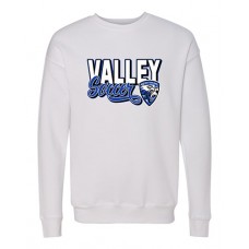 GV 2024 Girls Soccer Sponge Fleece Sweatshirt FRONT (White)